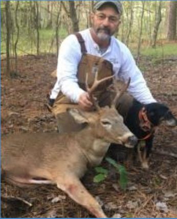 Redden Outfitters blood tracker training in West Kentucky